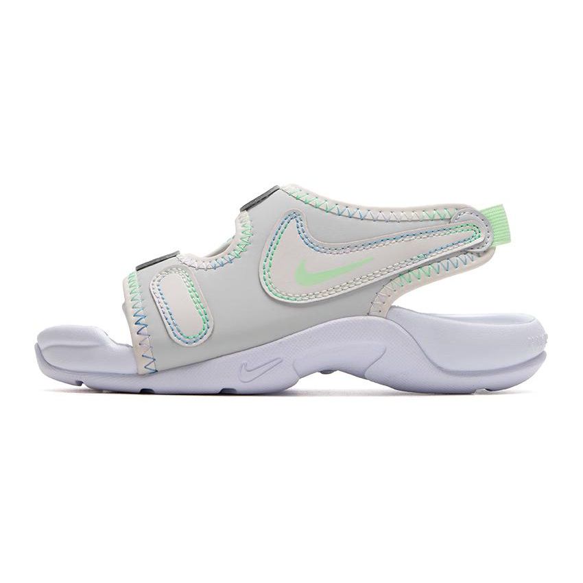 Nike Sunray Adjust 6 Non-Slip Shock Absorbing Breathable Sandals Kids Sandals Green Gray White FN4873-001