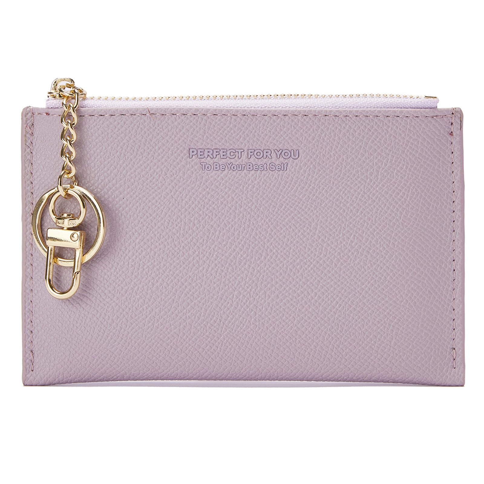 

[GASUSI] Slim Card Case with Coin Purse, Zipper Pocket, Fragment Case, Mini Card Case, Unisex, Keychain, Commuter Pass Case, Business Card Case,
