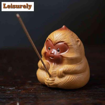 Yixing Zisha Tierkreiszeichen Affe Wukong Großer Weiser Räucherhalter Teetier Luxus Teespiel Teefigur Spielzeug Teestatue Ornamente