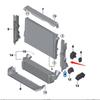 BMW X5 F15 Radiator Support - Part #17118572188/17118572189