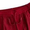 Anta Casual Fashion Versatile Trendy Loose Wide Leg Straight Knit Sports Pants Women Bottoms Cherry-Blossom-Red 162618303N-3
