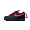 Nike Air Force 1 BLACKPINK Black Sweet Abrasion Resistant Low top Skateboard Shoes Unisex Black Pink CW2288-001(Team1274-BLACKPINK)