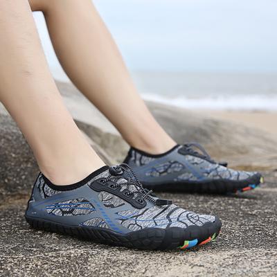 Zapatos de vadeo de aguas arriba para verano, cinco dedos, playa, descalzo, sandalias coloridas, hombre, mujer, piscina, natación, zapatillas acuáticas portátiles, unisex