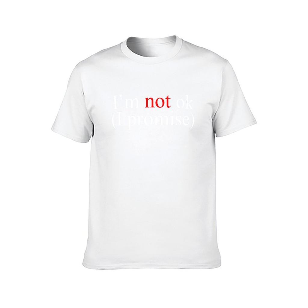 MCR Im not ok I promise 2 TShirt cotton t shirt pack man t shirt cotton high quality TShirt