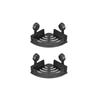 Corner shower caddy suction cup shelf bathroom wall mounted organizer rack for toiletries storage accessories