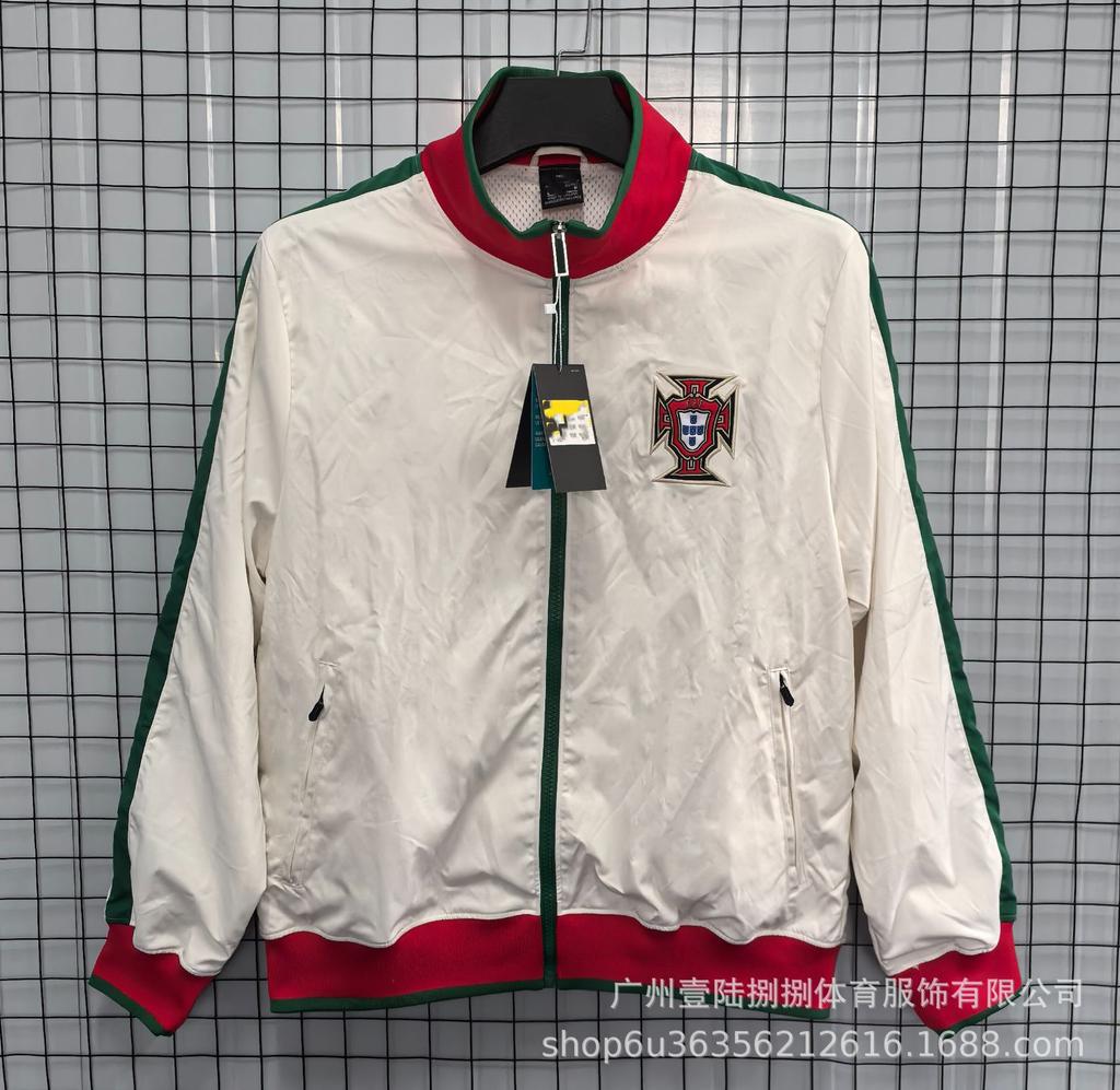 2026 World Cup Vintage Football Jacket Jacket Men's and Women's Waterproof Jacket Germany Spain