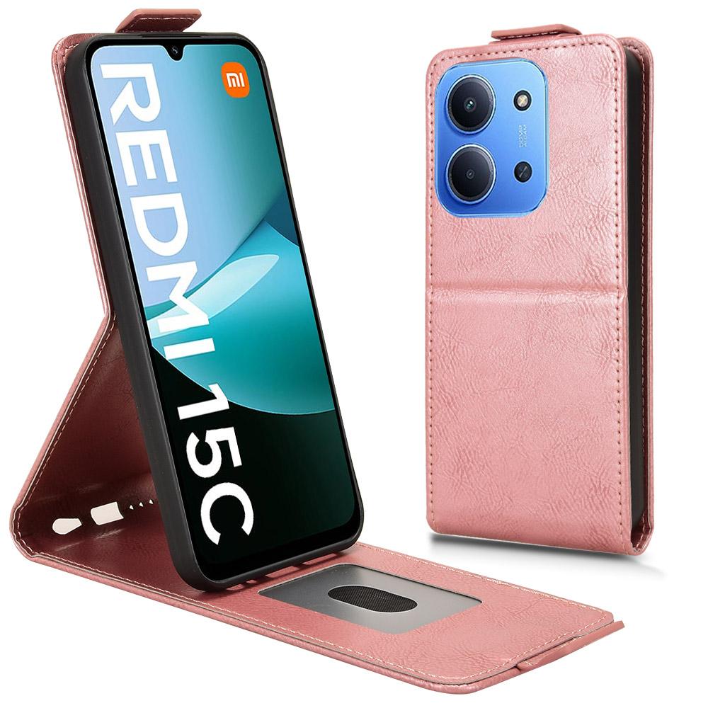 

For Xiaomi Redmi 15C 4G (Global) (171mm)/Poco C85 4G (171mm) Stand Case Vertical Flip Leather Phone Cover with Card Holder