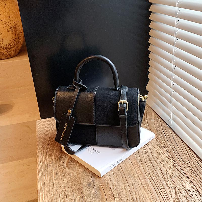 

Handbag autumn new large-capacity fashion small square bag commuting simple shoulder messenger bag women s bag чёрный