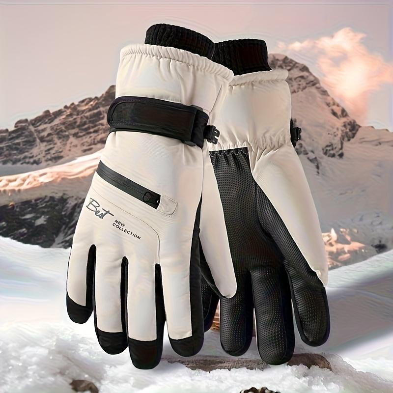 1 pár zimních lyžařských a snowboardových rukavic pro ženy, teplé rukavice do chladného počasí, pro lyžování, snowboarding, cyklistiku, zimní sporty, dámské zimní rukavice