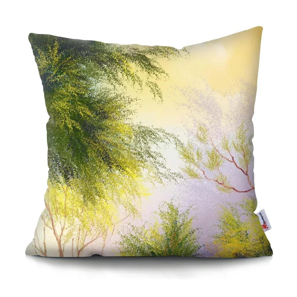 Psychedelic Forest Cushion Cover Home Decor Bedroom Pillowcase Car Sofa