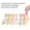 Set of 3 Pair Girls Cotton Ankle Socks Baby Hosiery with Nonslip Elastic Cuffs Design for Toddler Boys Girls Comfort