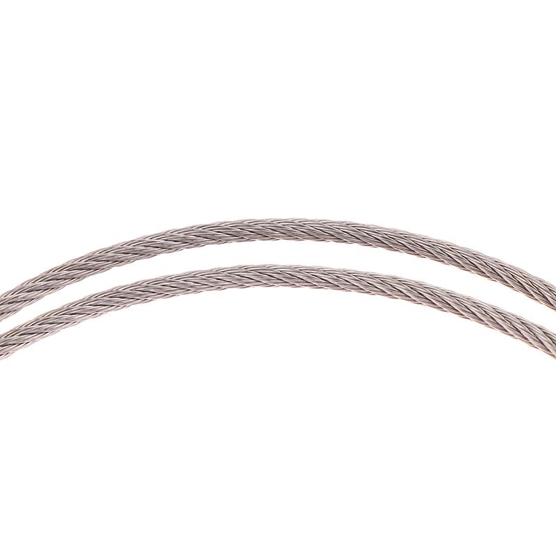 4Pcs/Lot Flexible Thin Black 1.5/2/3Mm Cable Safety Steel Lock Wire Safe Rope Locks Led Par Light Duty Quick Release Pin