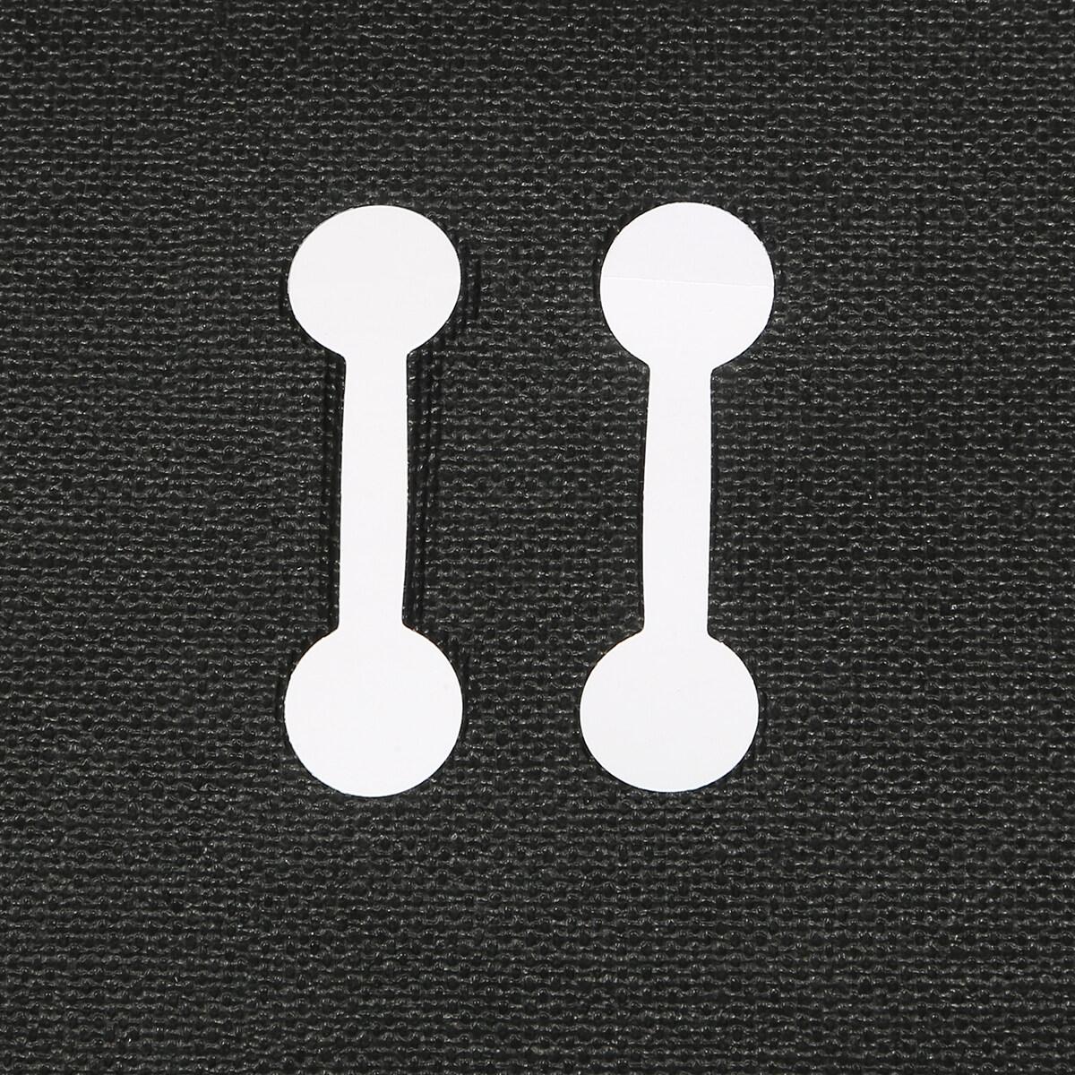 

100 шт./пакет, этикетки для карточек для демонстрации ювелирных изделий, кольцо, наклейка, бирка, пустая белая бумага, ценник, этикетки, упаковка 5x1.4cm