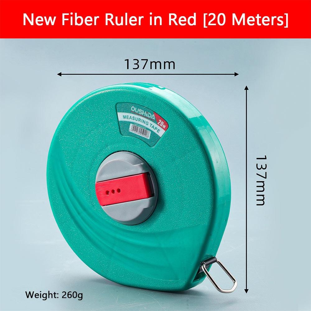 10m 20m 30m 50m Fiberglass Tape Wear Resistant Household Tape Measuring Tape Engineering Layout Green 20M