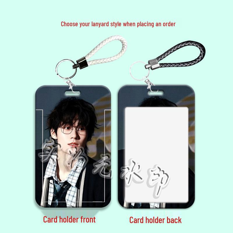 Zhang Zhenyuan TINTS Student Card Holder - Sliding ID/Bus/Water Card Protective Case