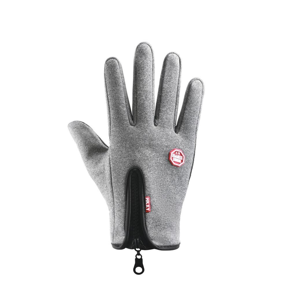 Outdoor autumn and winter thermal gloves men's touch screen riding motorcycle skiing mountaineering windproof and cold-proof women's gloves fleece