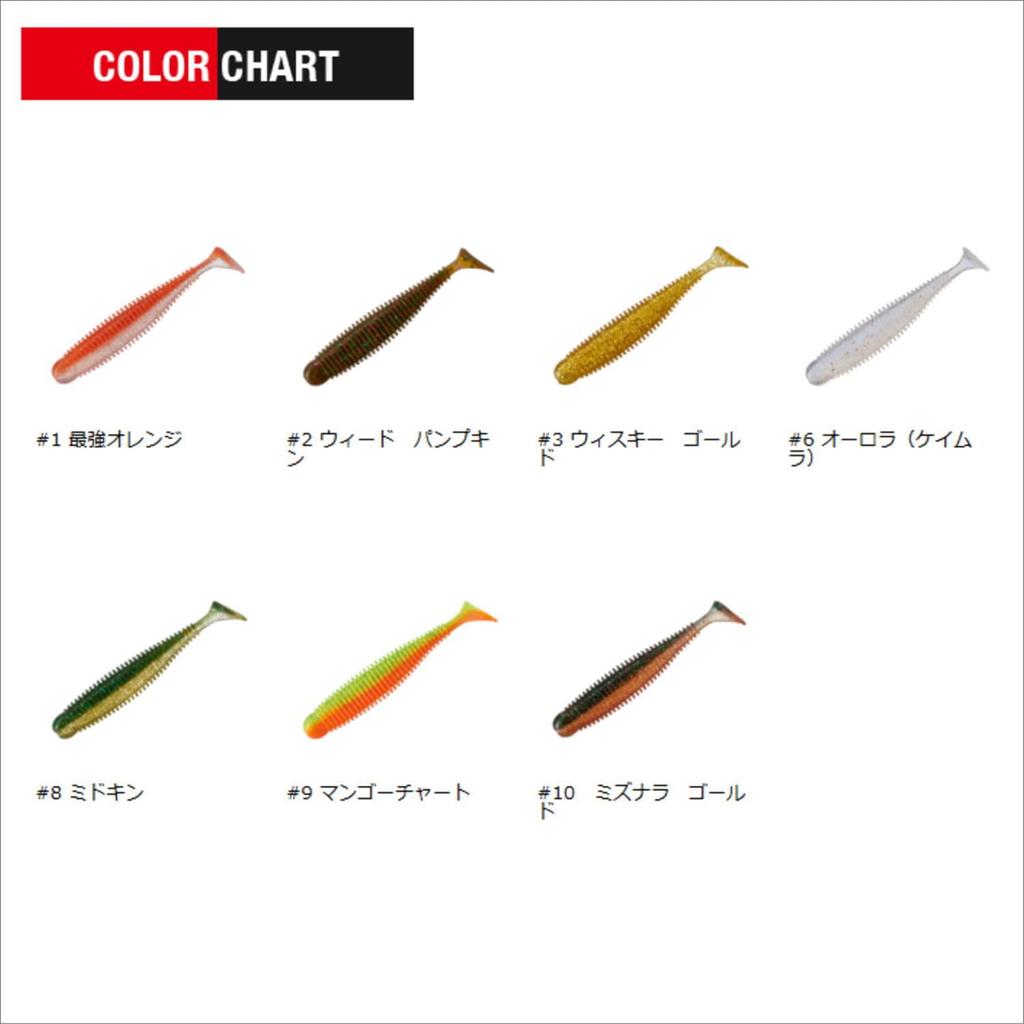 Major Craft Rock Liver Magic Shad 3.2 inch #008 Midkin