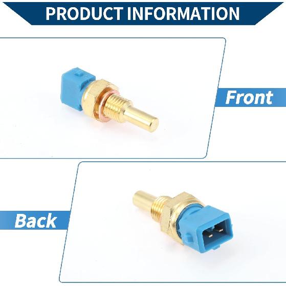 Engine Coolant Temperature Sensor No.13621284397 Water Temperature Sensor for BMW 318i 1.8L L4 - Gas 1984-1985 1 Pc