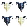 Halloween Goat Cosplay Mask, Goat Head Skeleton Mask for Halloween Party