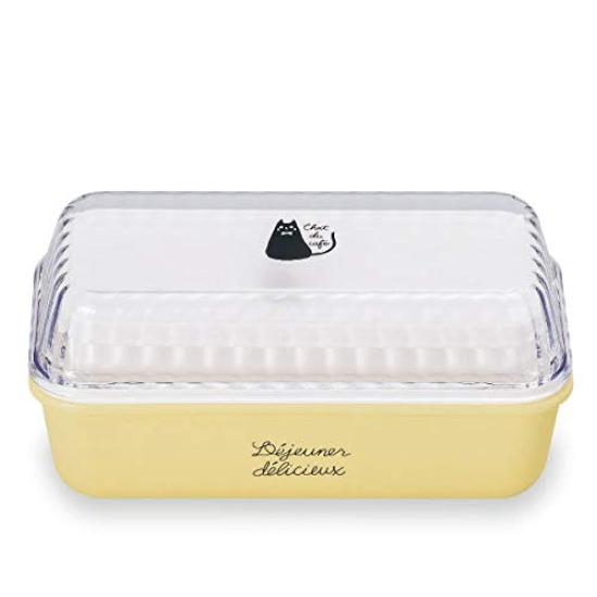 

Chat du Rectangular EM Clear x Bottom Top Product 4627169 Café Lunch, Yellow, Two-Tier, Tier 330ml, Tier 260ml, Number