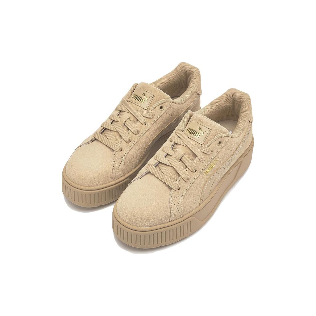 Puma Karmen Suede Comfortable Low-Top Sneakers Women sneakers Brown 384614-17