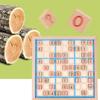 Dřevěná hra sudoku se čtyřmi šesti devíti mřížkami, šachová hádanka, logické myšlení dospělých, výzva pro inteligence pro stolní počítače