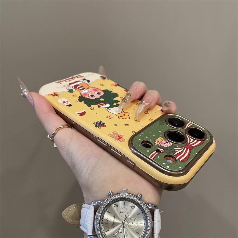 Christmas Cartoon Star iPhone 17 Pro/16 Pro/15 Pro Case with Large Window