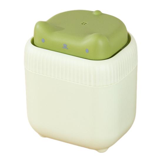 

Дозатор для мила Дизайн мультяшного кота Рідкий дозатор Рідина для миття посуду Натискна коробка Швидкий злив Легке очищення Пінний насос для мила зелений