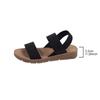 Large-Size Summer European & American Roman Style Flat Sandals – Open-Toe Outdoor Casual Sandals for Women