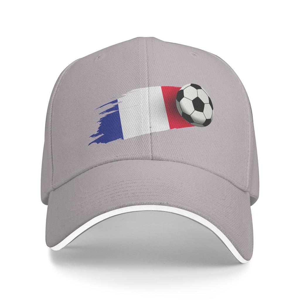 Unisexs Womens France Flag Soccer Ball Outdoor Hat  Trucker Baseball Caps Casual Baseball Cap Golf Hats
