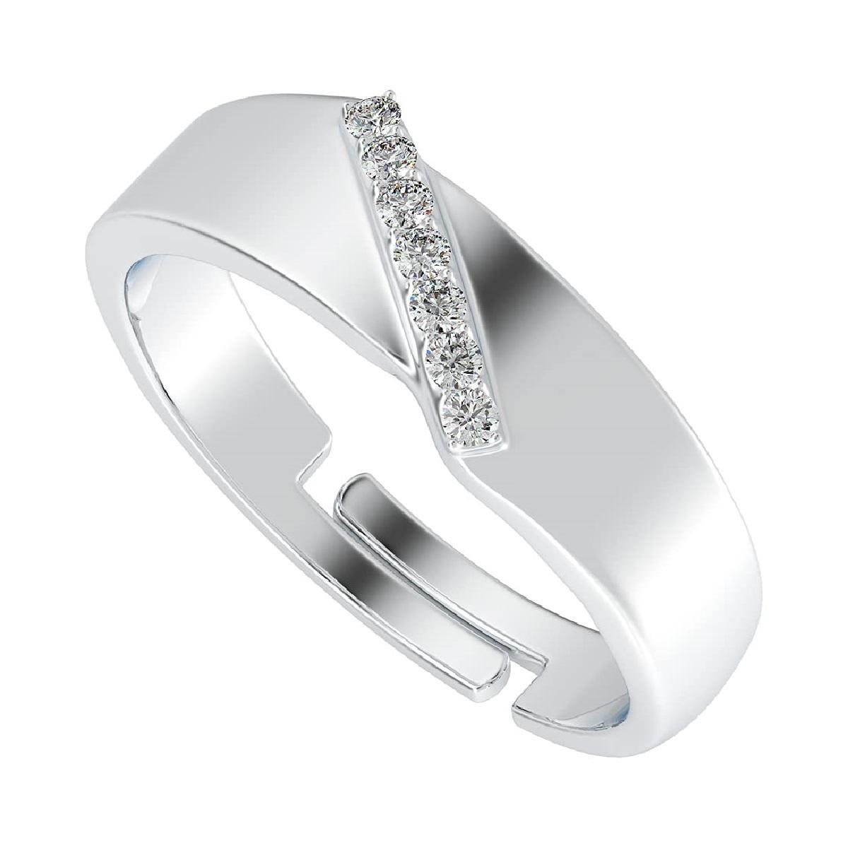 

Pure Real 925 Sterling Silver Регулируемое кольцо в подарок для женщин и девочек