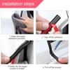 Car Door Seal Strips Sticker Weatherstrip Rubber B Shape Door Seals Sound Insulation Auto Door Sealant Automobiles Accessories