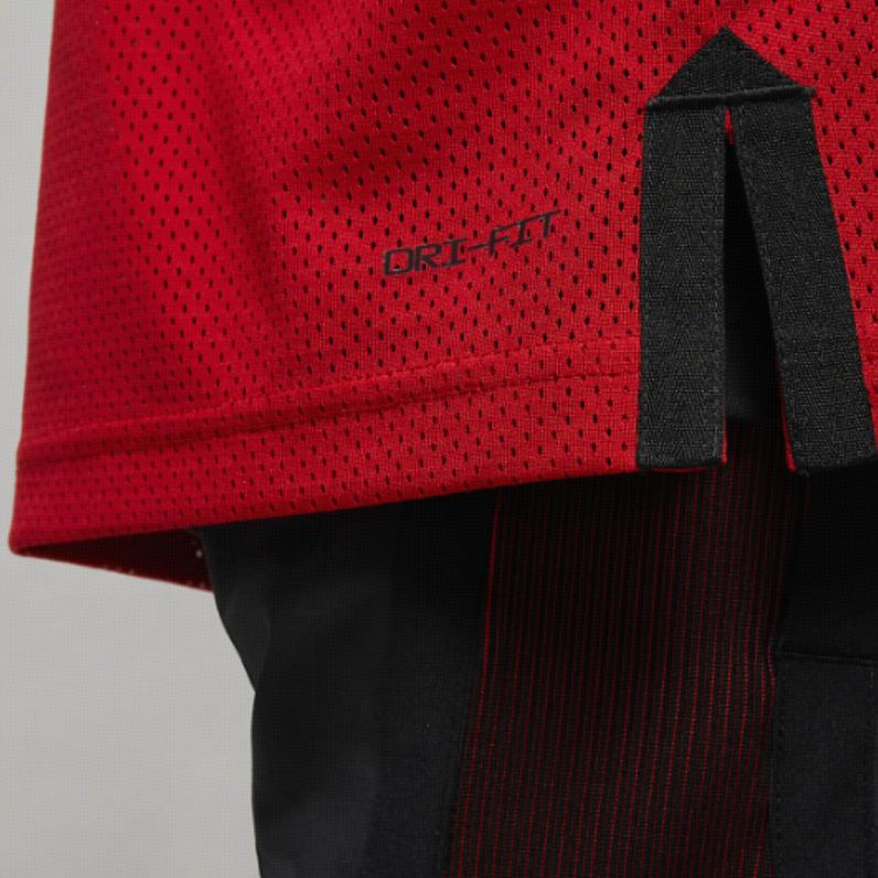 Jordan Sport Dri-Fit T-shirt Red/Black/Grey Men Streetwear DM1831-010