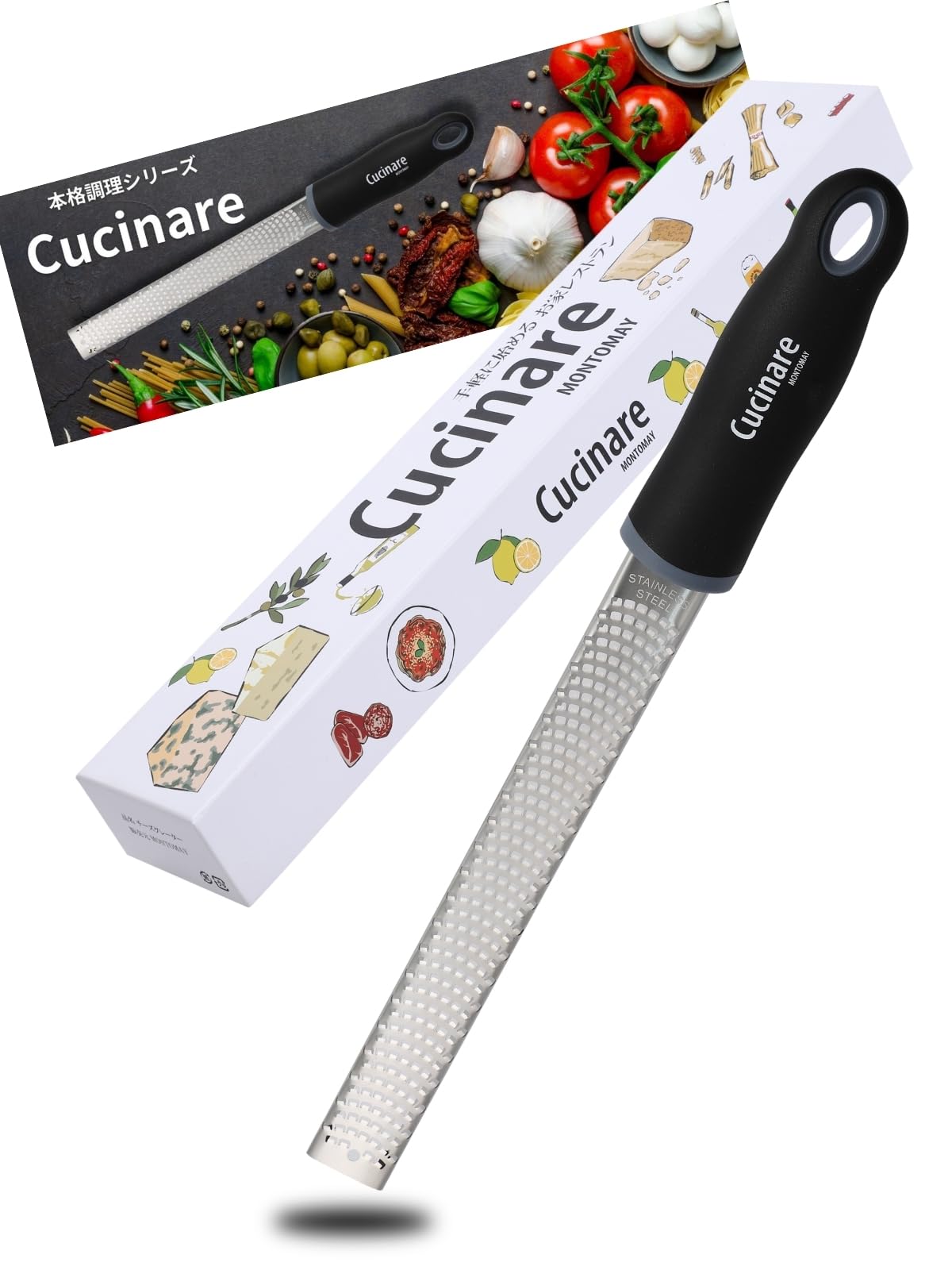 от Сыр MONTOMAY Сыр Сырная терка для терки имбиря и Слайсер для сыра [Под наблюдением специалистов] Терка, Терка, Чеснок, чёрный