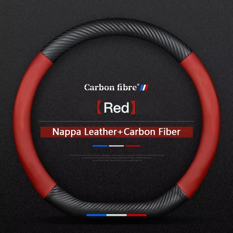Non-Slip Car Leather Steering Wheel Cover For Jeep Grand Cherokee Wrangler Renegade Patriot Commander Compass Wagoneer Gladiator