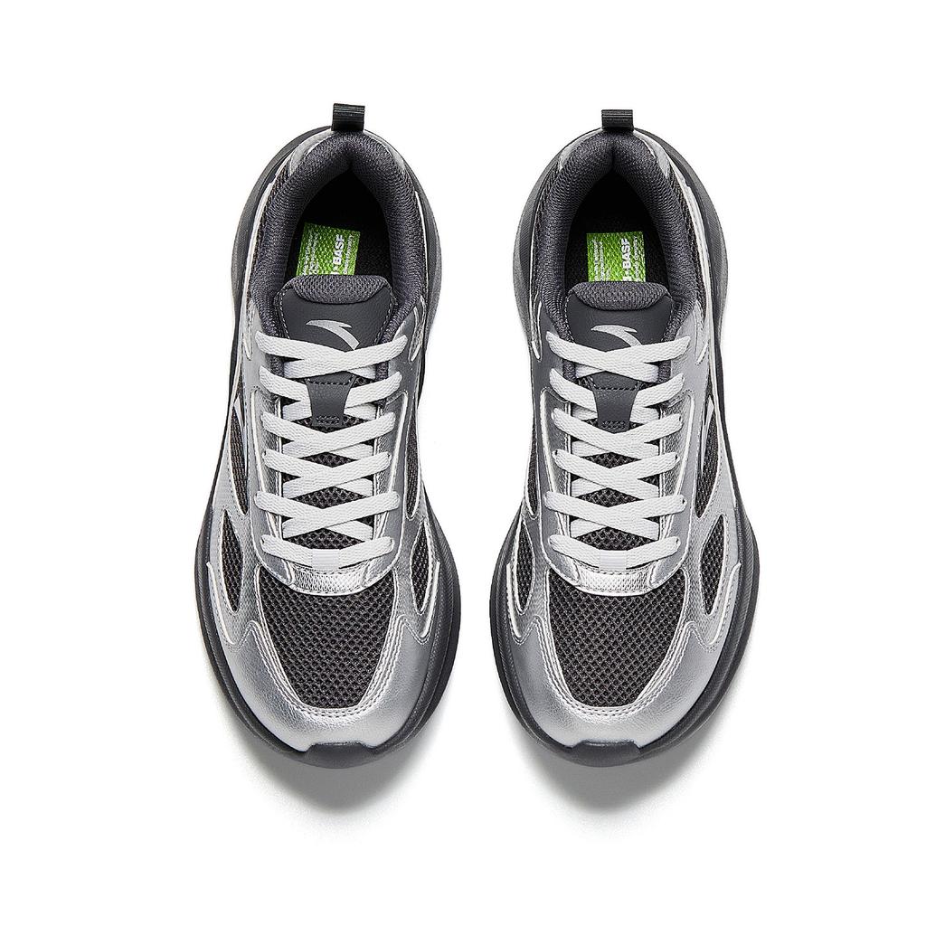 Anta Moonlight Versatile Fashion Height Increasing Slimming Soft Sole Comfortable Wear Resistant Shock Absorbing Low Top Casual Shoes 922618898-3