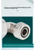 Aluminum-Plastic 90-Degree Elbow Pipe Fitting, Internal Thread, Fits 1216 and 1620 Solar Water & Gas Pipes, 4-Point & 6-Point Copper.
