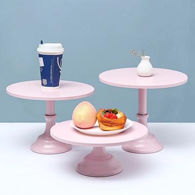 Iron Cake Stand Home Party Display Stand Wedding Decoration Desktop Afternoon Tea Birthday Dessert Fudge Wrought Tray