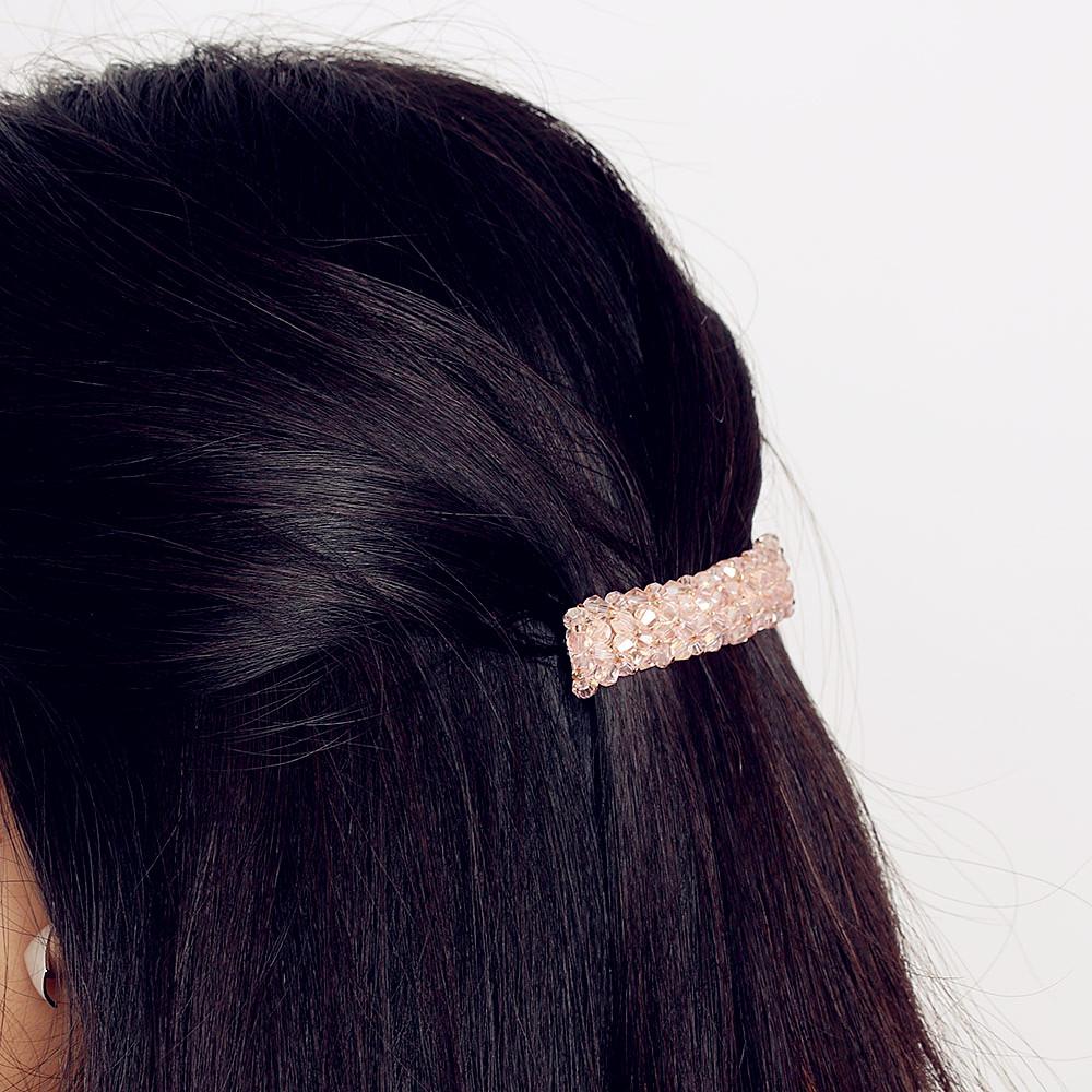 Girls Women Bling Barrette Crystal Rhinestone Hair Clip Hairpin