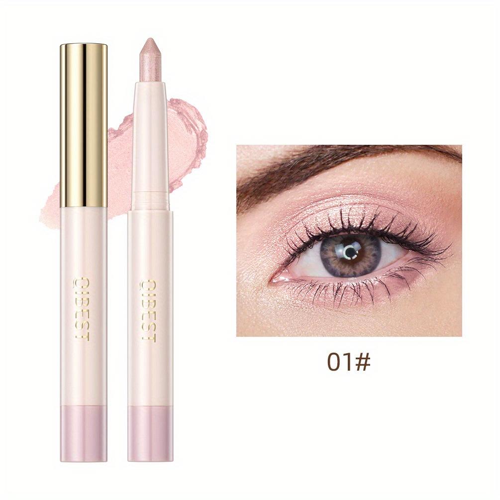 6 Farben Lidschattenstift, Matt Perlglanz Lidschattenstift Textmarker Konturenstift Aufhellender langanhaltender Lidschattenstift Augen-Make-up-Stift
