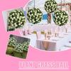 1PC Topiary Ball Easy Assembly Garden Spheres For Porch Front Door Daisy Flower Balls Indoor/Outdoor Eucalyptus Ball Realistic