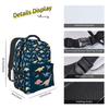 Bird Print 3Pcs/Set Rucksack with Messenger Tote ,Pencil Bags for Male/Female Best Gift Comic Learner Student Bags