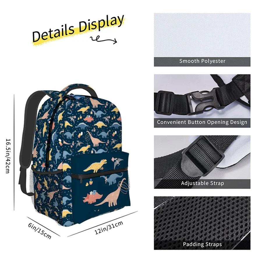 Bird Print 3Pcs/Set Rucksack with Messenger Tote ,Pencil Bags for Male/Female Best Gift Comic Learner Student Bags
