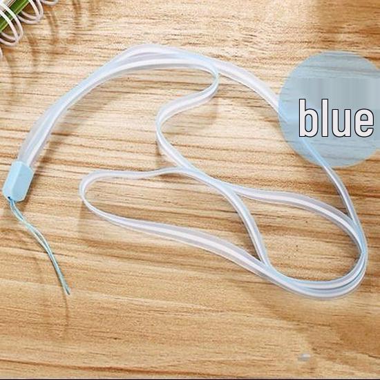 PVC Candy Farbe Handy-Lanyard: Langes Gelee-Seil-Abzeichen, Schlüsselanhänger, Dokument-/ID-Halsband für Mobilzubehör