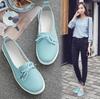Studentinnen Gril Damen PU Leder Weiße Schuhe Ballerinas Plateau Schnürschuhe Koreanische Casual Vulkanisierte Schuhe