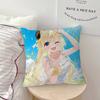 T-Tsunomaki ANIME WatameS Pillow Case Removable Washable Cushion Cover – All-Season Soft Linen