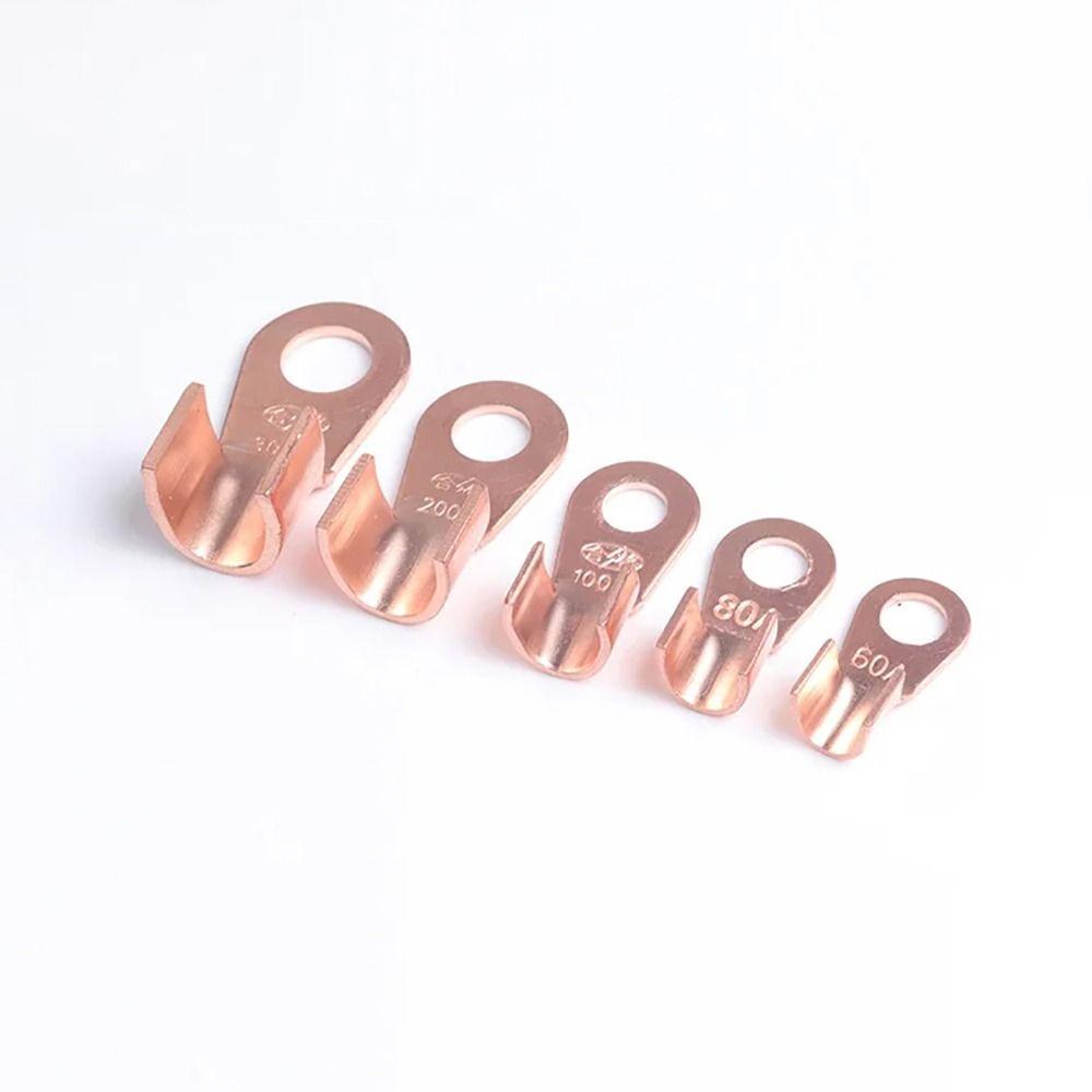 5/10Pcs 10A-400A OT Wire Nose Terminal Crimp OT Type OT Lugs Ring Crimp  Electric Accessory