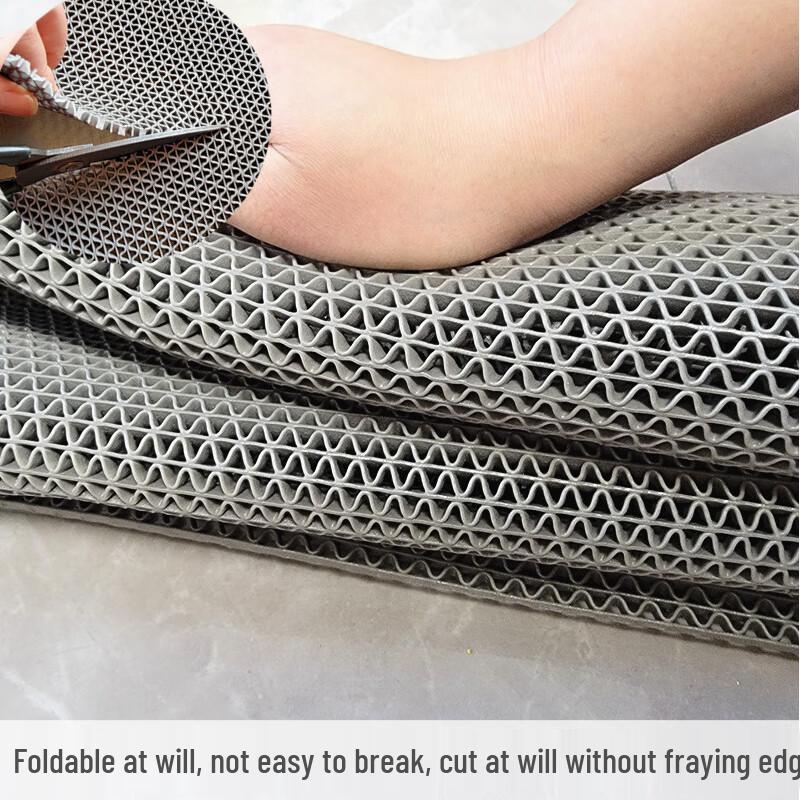 Luxchic S-Shaped Hollow PVC Anti-Slip Drainage Mat