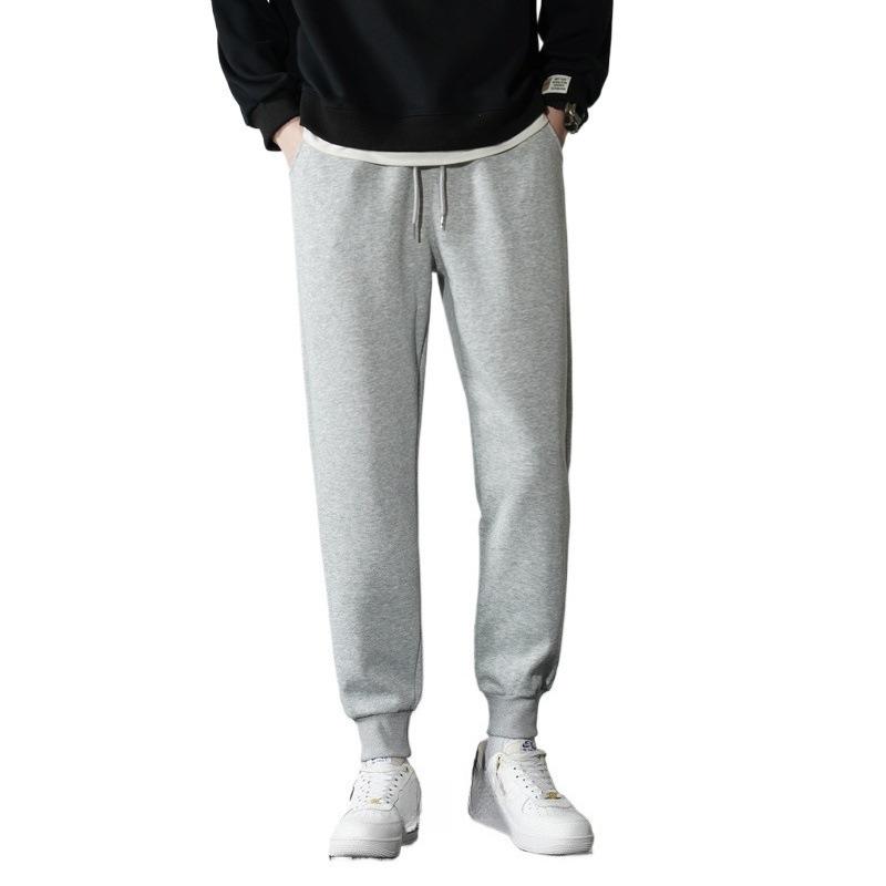 Autumn and Winter Sweatpants Sweatpants Men's Youth Large Size Casual Men's Pants Men's Loose Pants Piled and Thickened