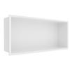 Wall-Box One White Półka Wnękowa Ze Stali Nierdzewnej Biała 45X20X10 Cm